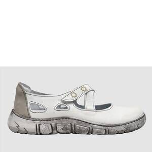 NEW KCR GROUP women's original leather sandals in white